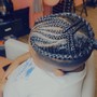 Men's braids (Basic Str8 Back)