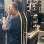 Feed in Braids 5+ Straight Back