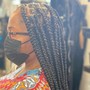 Locs retwist and color