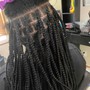 Large feed in braids