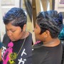 Relaxer Retouch,Semi-Permanent Color & Cut