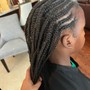 Large Knotless Braids