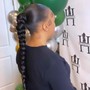 Medium Straight Back Cornrows