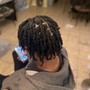 Men’s plats box braids/regular two strand twist