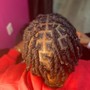 Men’s plats box braids/regular two strand twist