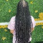 Boho braids small butt length