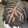 (Men) Two Strand Twist w/ extension added