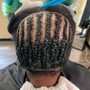 Half Cornrows/ Half Crochet