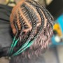 Half Cornrows/ Half Crochet