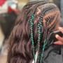 Half Cornrows/ Half Crochet