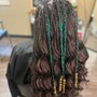 Half Cornrows/ Half Crochet