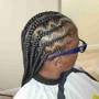 Knotless braids Medium size