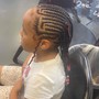 Med Kids knottless Braids