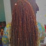 Large Knotless Box Braids