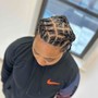 Loc Retwist (Shaved Sides)