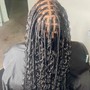 Adult Boho Human Hair Knotless