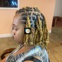 Loc extension hair included