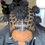 Loc extension hair included