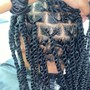 Loc extension hair included