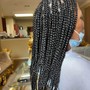 Box Braids small midback