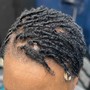 Loc Retwist-Shaved Sides