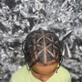 Kid's Braids with little added hair