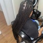 Halo touch up braids