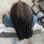 Small Knotless Box Braids/ bra strap