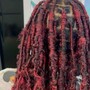 Medium knotless Braids