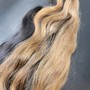 Natural hair Rod set on thick/long hair