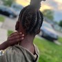 Kid's Braids/Feedins w/weave