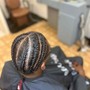 Shampoo natural hair cornrows