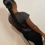 Add stitch braids to ponytail