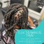 Anyone with very small locs, more locs than average please read before booking