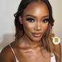 Prom Makeup Glam style with mink lashes