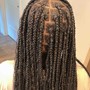 Large Knotless Braids(Butt Length)