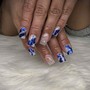 NAIL ART on 2 fingers