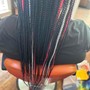 Small Knotless Box Braids