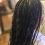 Small Knotless Box Braids