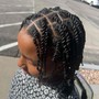 2 Feed-in Braids (Kid’s)