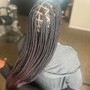 Medium Knotless Braids