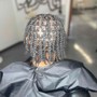 Loc Retwist + 2 Strand Twists (Short to Mid-back)