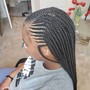 Ponytail Cornrows