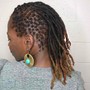 Feedin Cornrows + knotless braids