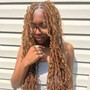 Distressed Locs Large Parting