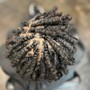 Men Two Strand Twist Full Head Med