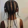 Single Braids (natural hair, no extensions)