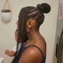 Single Braids (natural hair, no extensions)