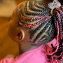 Kid's Braids w/ weave