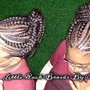 Med braided ponytail